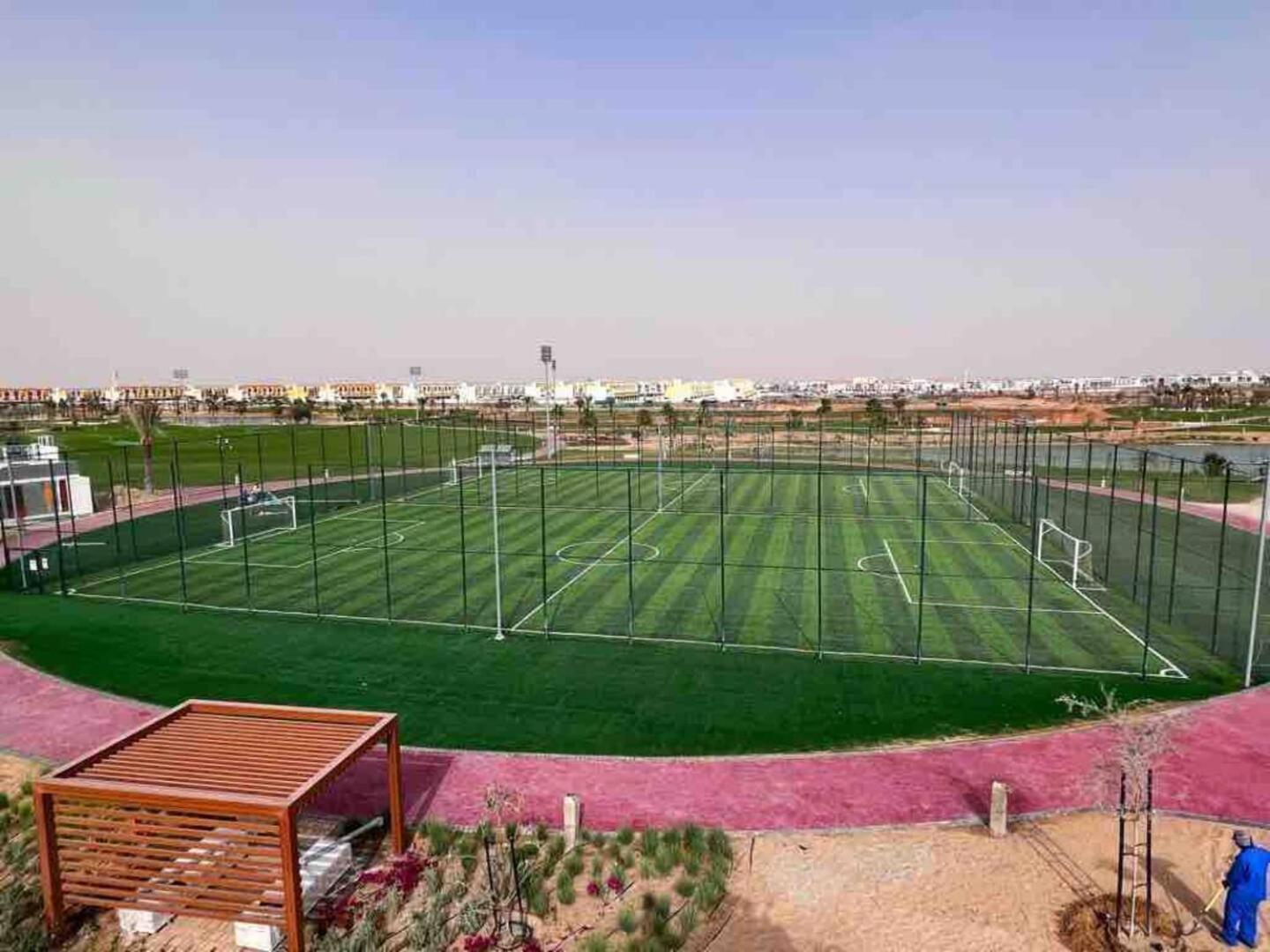 Villa Victoria Damac Hills 2 Family Retreat With Waterpark And Petting Farm Дубай Экстерьер фото